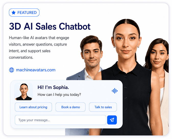 3D AI Sales Chatbot