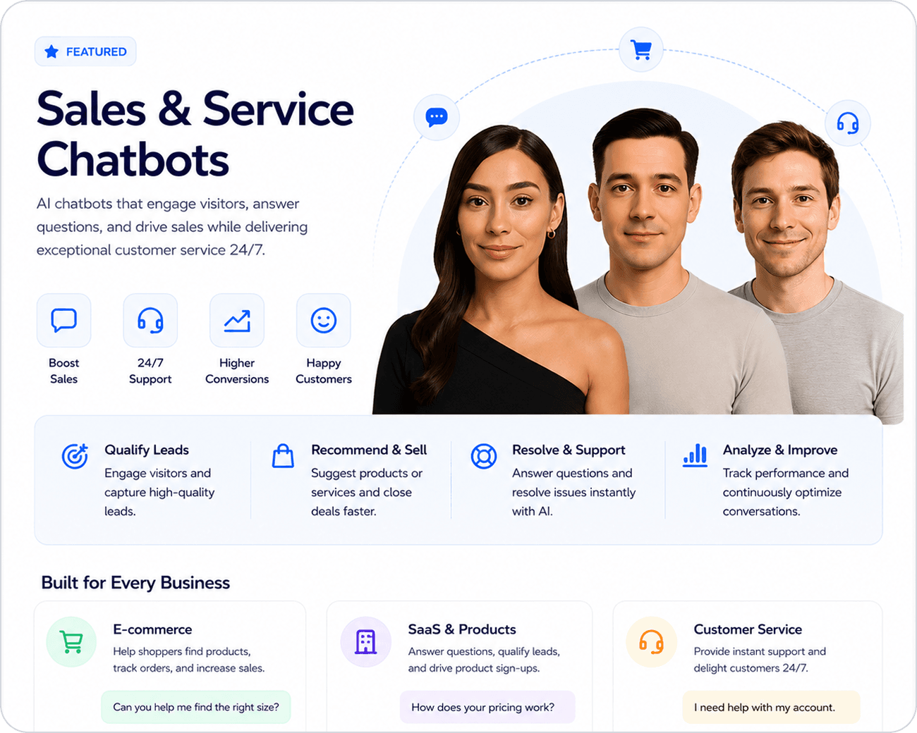 Sales & Service Chatbots