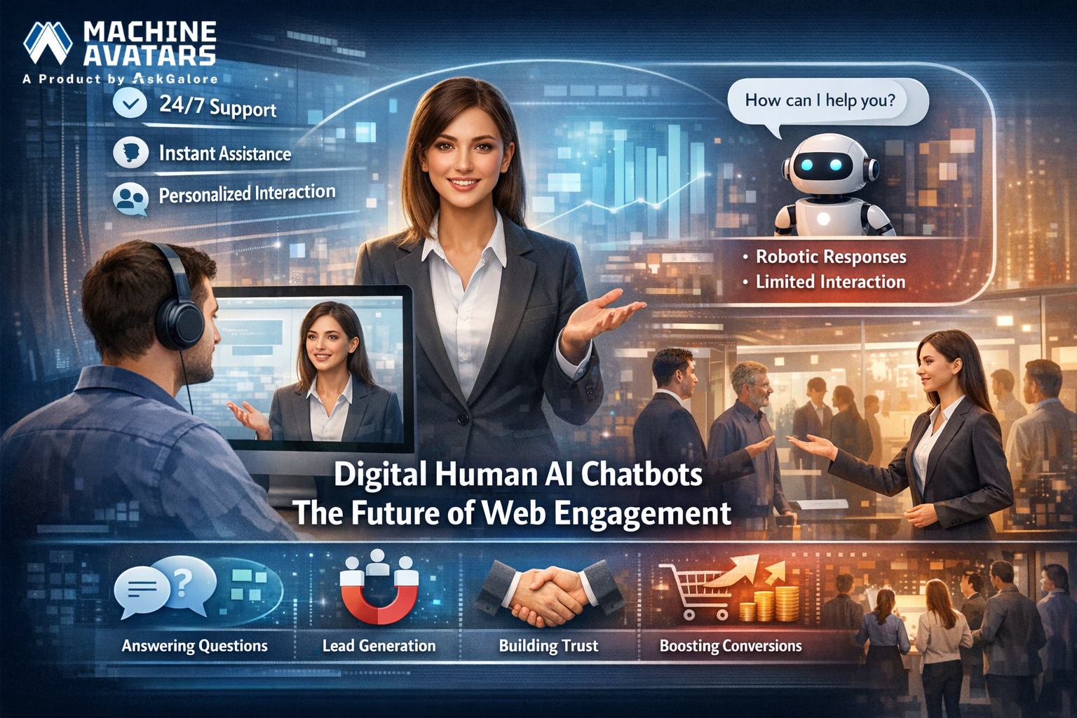 Brand Marketing Future with Digital Human AI Chatbots | MachineAvatars